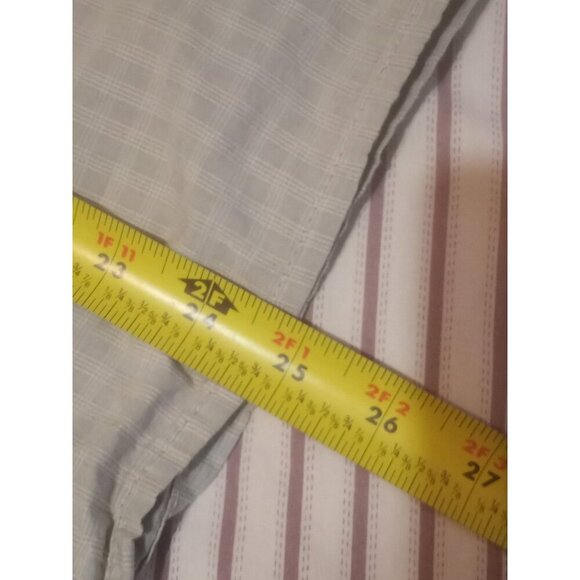 Ermenegildo Zegna Men's Plaid Button-Down Shirt Size M Gray Made In Italy Cotton - Picture 11 of 11